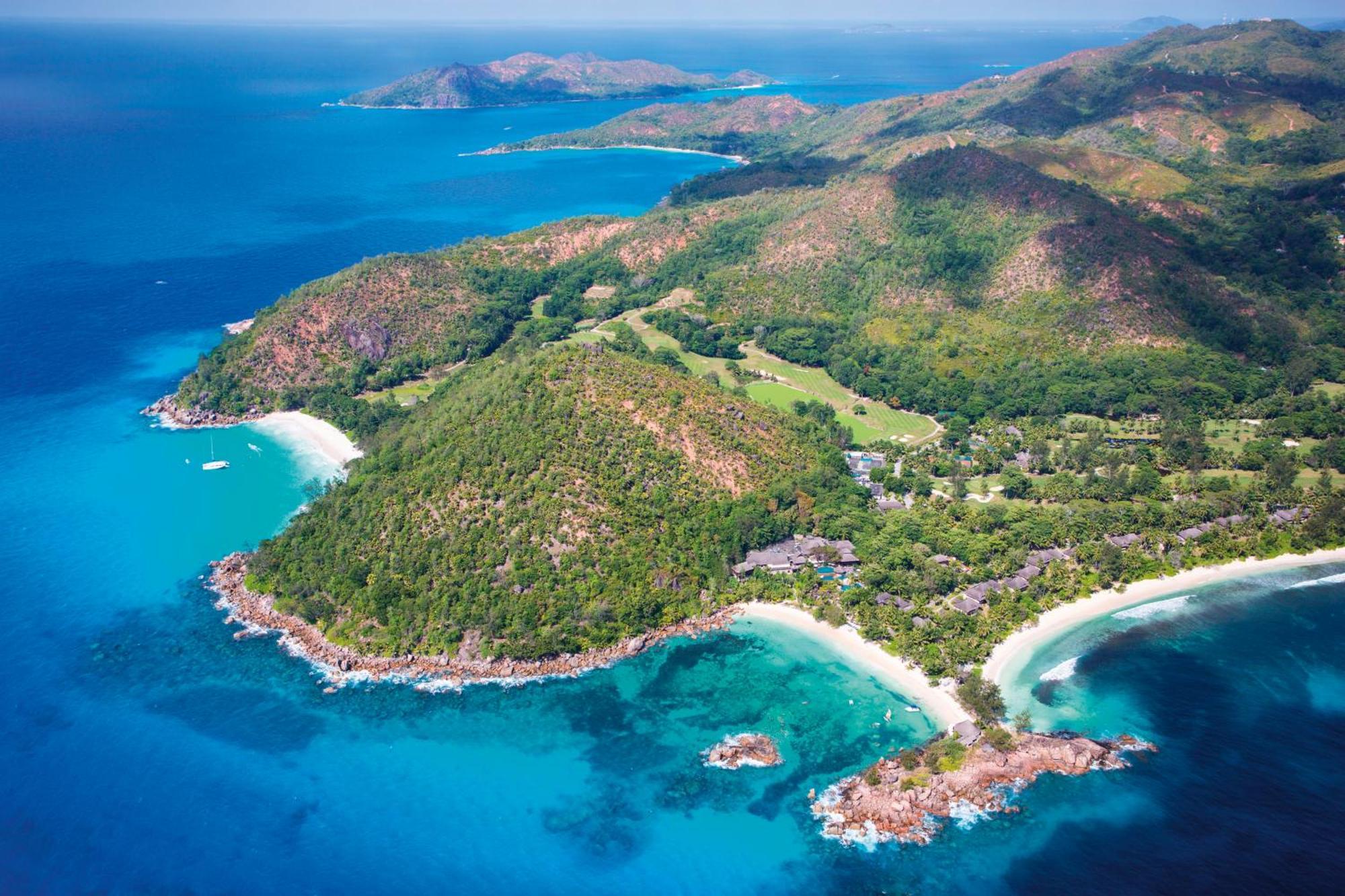 Constance Lemuria Grand Anse  Εξωτερικό φωτογραφία Aerial view of the resort