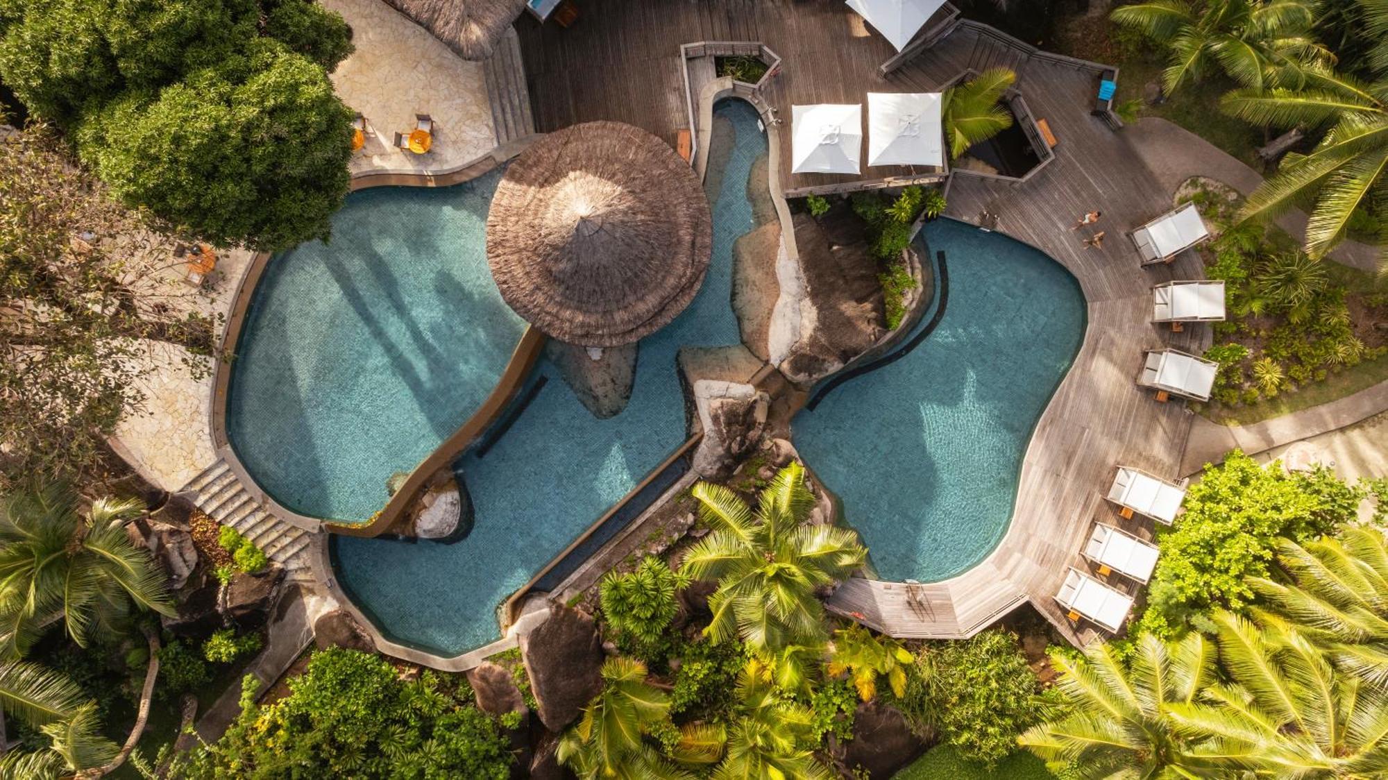 Constance Lemuria Grand Anse  Εξωτερικό φωτογραφία Aerial view of the resort